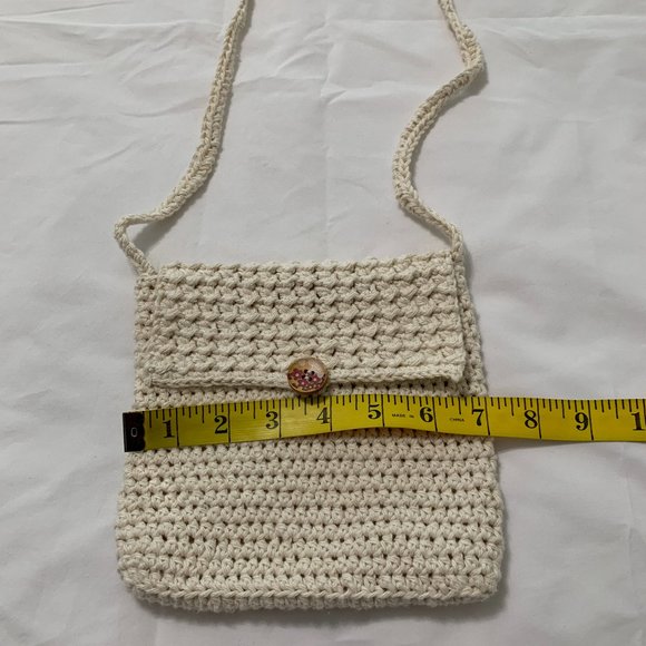 Crochet Small Messenger Bag - Picture 13 of 16